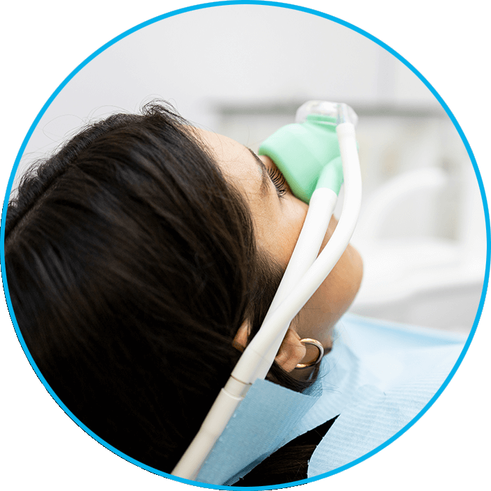 Paitent going through sedation